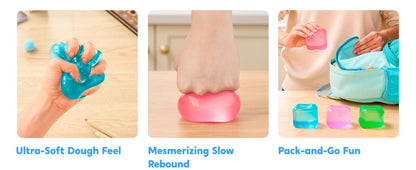 Slow-Rise Squishy Stress Cubes - 4 Pack product image 17