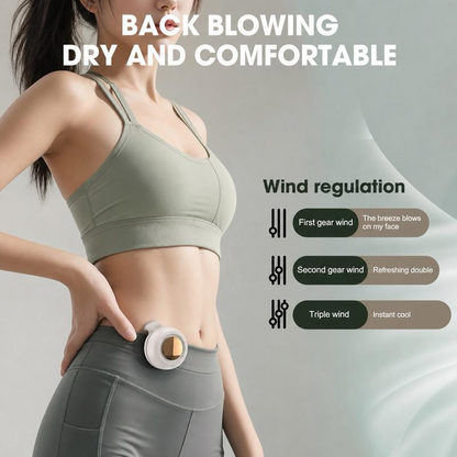 Whirlwind Clip-On Fan — Silent Bladeless Personal Cooling